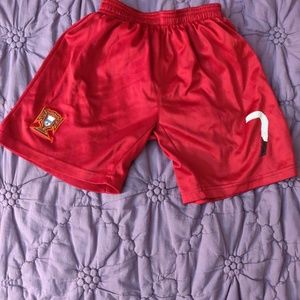 Portugal soccer shorts